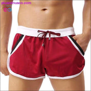 Men Running Shorts Gym Training Sportwear Home Leisure Wear - plusminusco.com