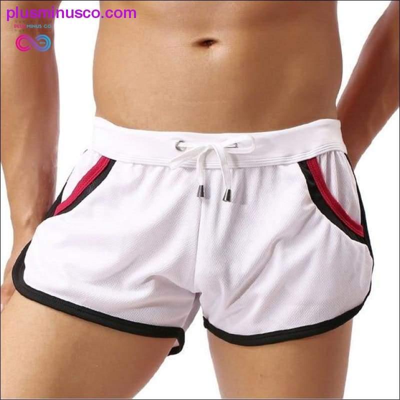 Men Running Shorts Gym Training Sportwear Home Leisure Wear - plusminusco.com