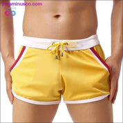 Men Running Shorts Gym Training Sportwear Home Leisure Wear - plusminusco.com