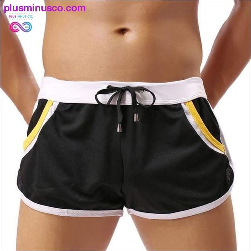 Men Running Shorts Gym Training Sportwear Home Leisure Wear - plusminusco.com