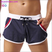 Men Running Shorts Gym Training Sportwear Home Leisure Wear - plusminusco.com