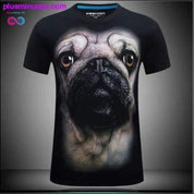 Mænds dyre-T-shirt orangutang/gasabe/Ulv 3D printet - plusminusco.com