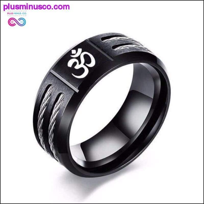 Men's Stainless Steel Ring Personalized Christian Cross - plusminusco.com