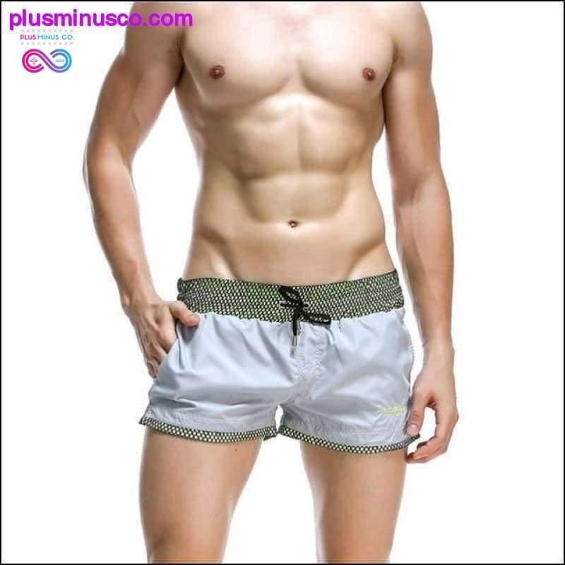 Мужские пляжные шорты из дышащей быстросохнущей нейлоновой ткани - plusminusco.com
