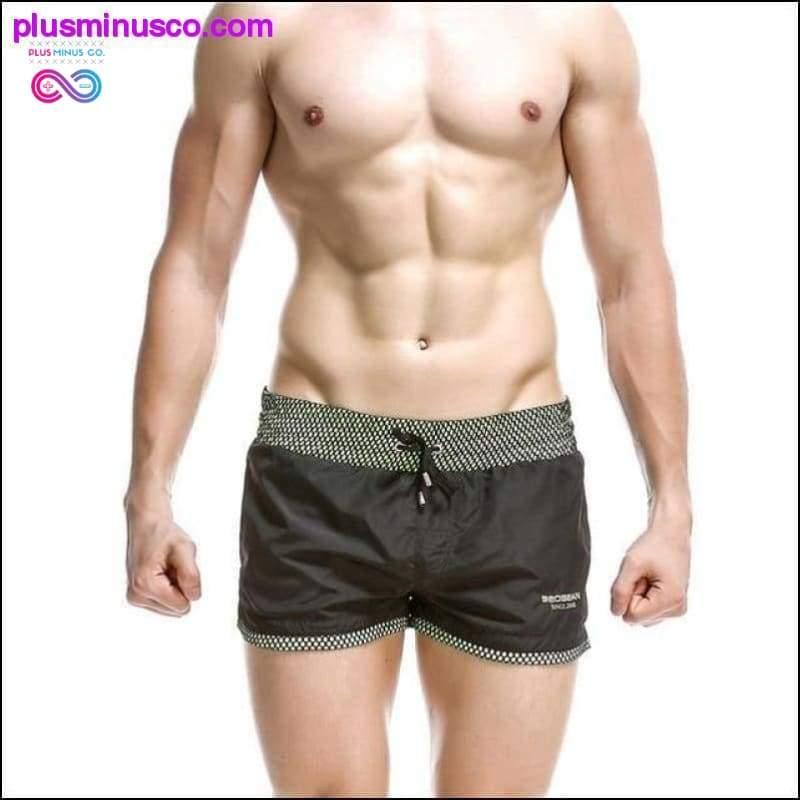 Чоловічі пляжні шорти з дихаючої швидковисихаючої нейлонової тканини - plusminusco.com