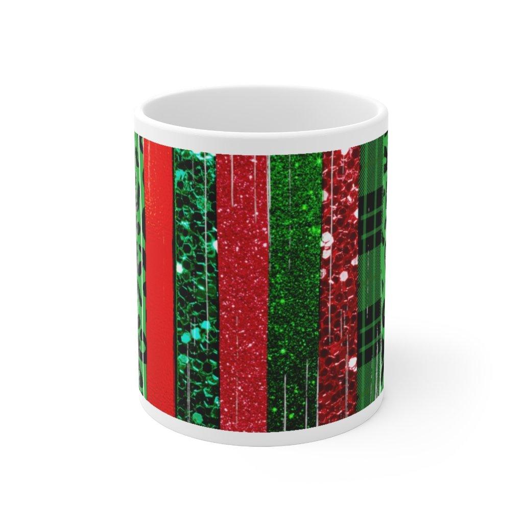 Merry and Bright Mug, Christmas Tree Mug, Christmas Mug, Christmas Mug, Holiday Mug, Christmas Mug Gift, Christmas Patterns Mug - plusminusco.com