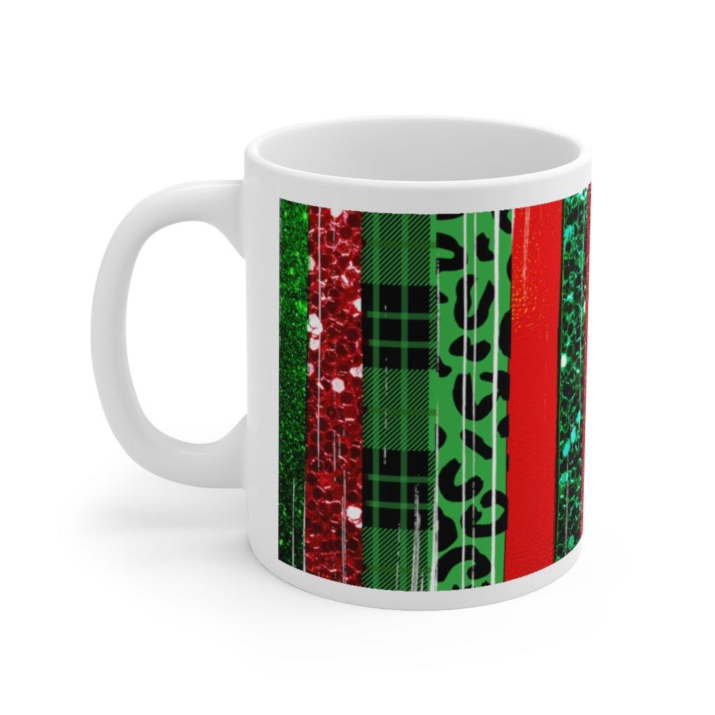 Merry and Bright Mug, Christmas Tree Mug, Christmas Mug, Christmas Mug, Holiday Mug, Christmas Mug Gift, Christmas Patterns Mug - plusminusco.com
