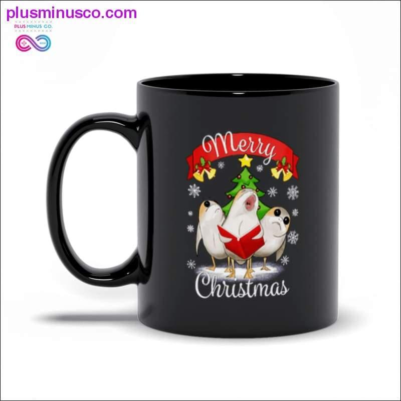 Merry Christmas / Birds Marry Christmas Essential Black Mugs Mugs - plusminusco.com