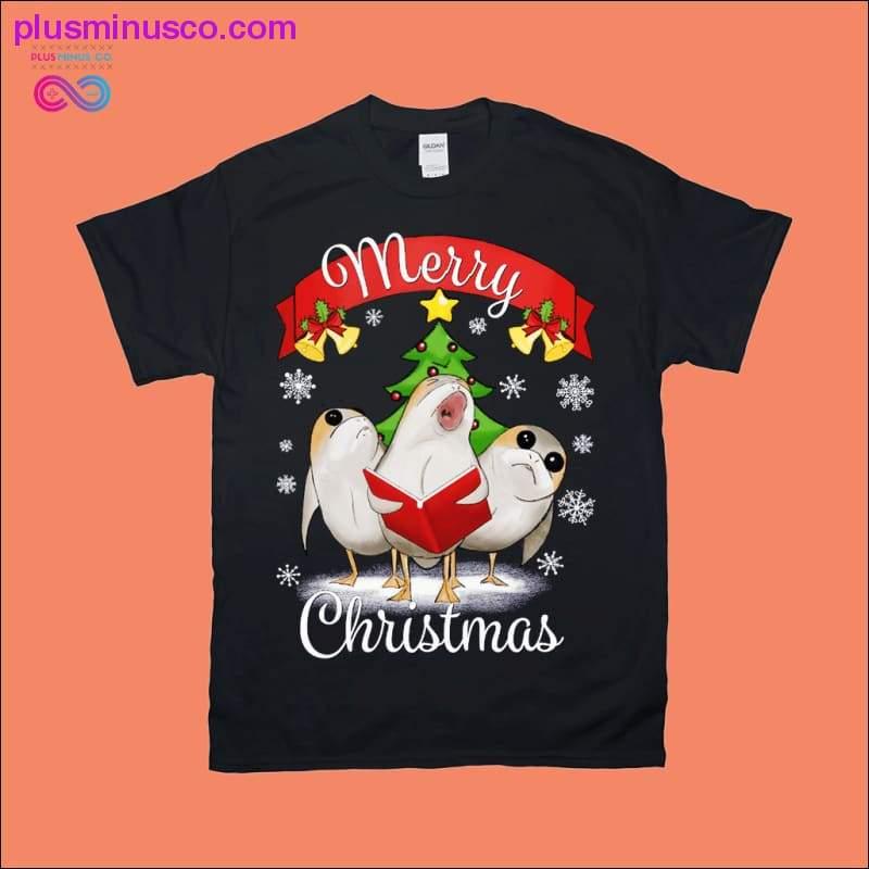 Kuşlar Evleniyor Noel Temel Tişörtleri - plusminusco.com
