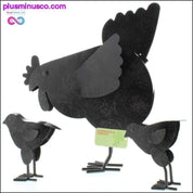 Metal Chicken Sculptures ll PlusMinusco.com - plusminusco.com