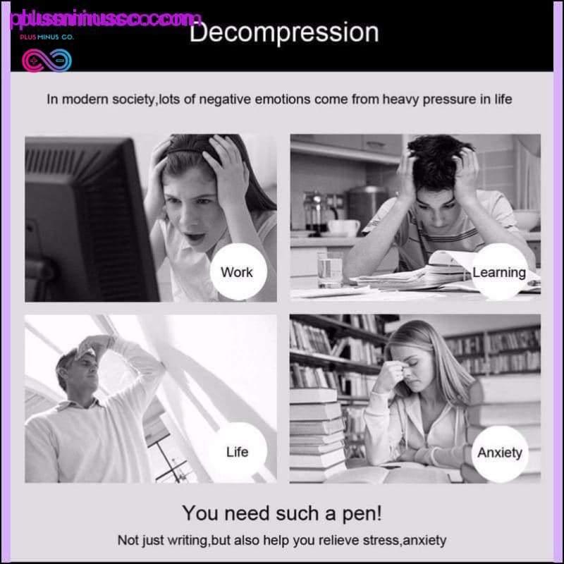 Metal Pen Fidget Spinner Metal - Anti Stress Pen For Kids - plusminusco.com