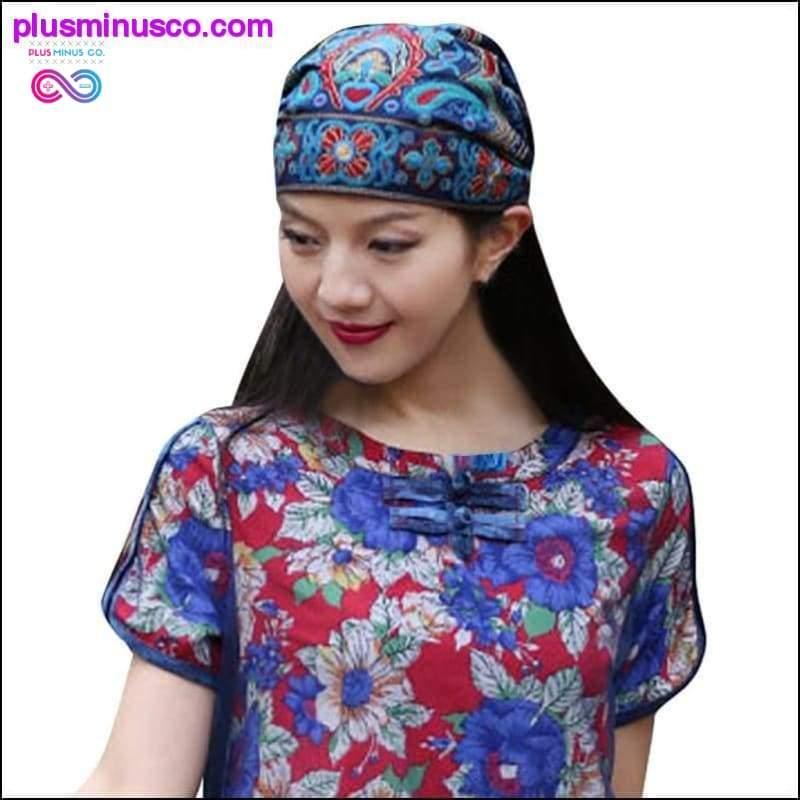 Mexican Style Ethnic Vintage Embroidery Flowers Bandannas - plusminusco.com