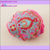 Mexican Style Ethnic Vintage Embroidery Flowers Bandannas - plusminusco.com