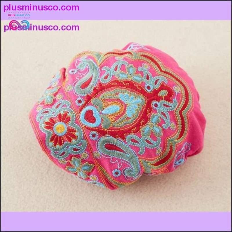 Mexican Style Ethnic Vintage Embroidery Flowers Bandannas - plusminusco.com