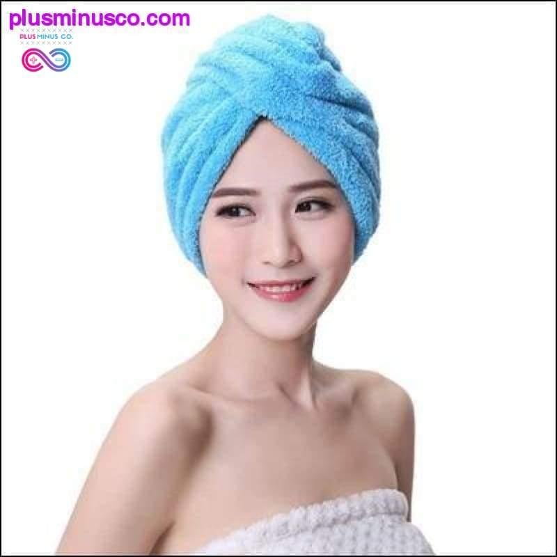 Microfiber Hair Towel with Quick Drying and Super Absorbent - plusminusco.com