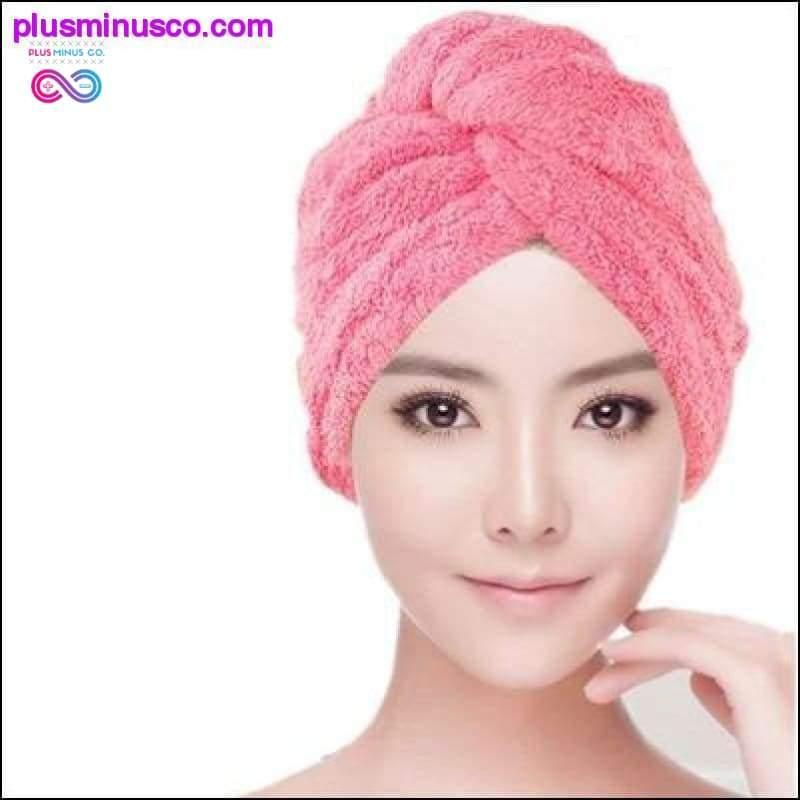 Microfiber Hair Towel with Quick Drying and Super Absorbent - plusminusco.com