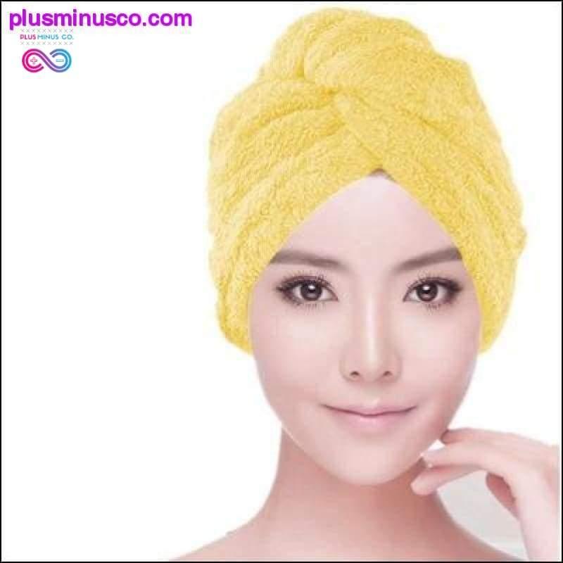Microfiber Hair Towel with Quick Drying and Super Absorbent - plusminusco.com