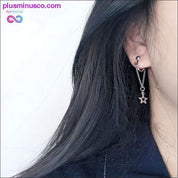 Minimalism Cool Heart Pendant Punk Drop Dangle Earring - plusminusco.com