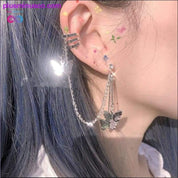Minimalism Cool Heart Pendant Punk Drop Dangle Earring - plusminusco.com