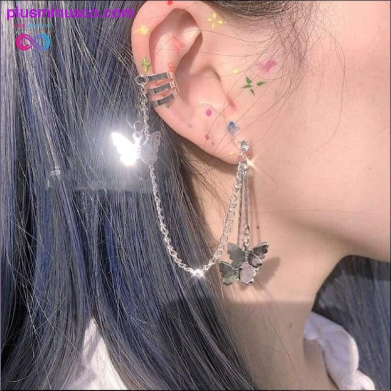 Minimalism Cool Heart Pendant Punk Drop Dangle Earring - plusminusco.com