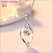 Minimalist Twist Design Crystal Necklaces & Pendants Fashion - plusminusco.com