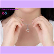 Minimalist Twist Design Crystal Necklaces & Pendants Fashion - plusminusco.com