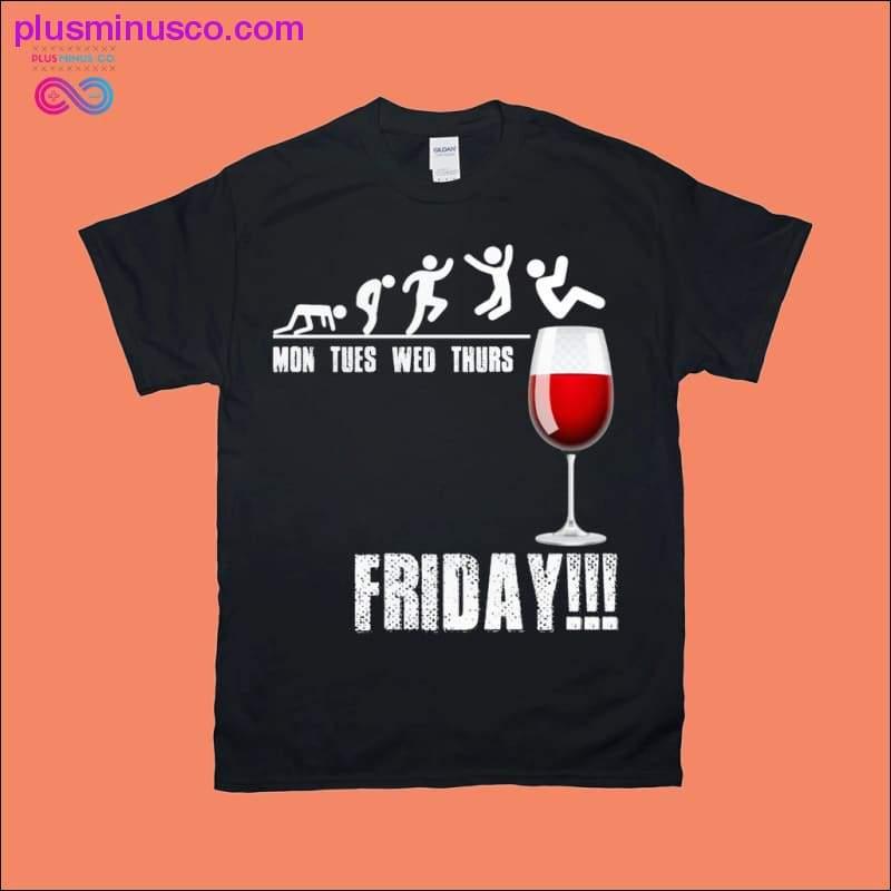 Pazartesi Salı Çarşamba Perşembe Cuma!!! Tişörtler - plusminusco.com