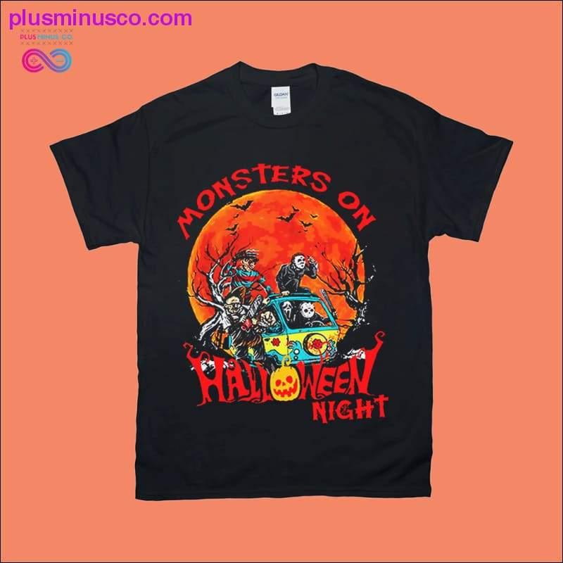 Monsters on Halloween Night T-Shirts - plusminusco.com