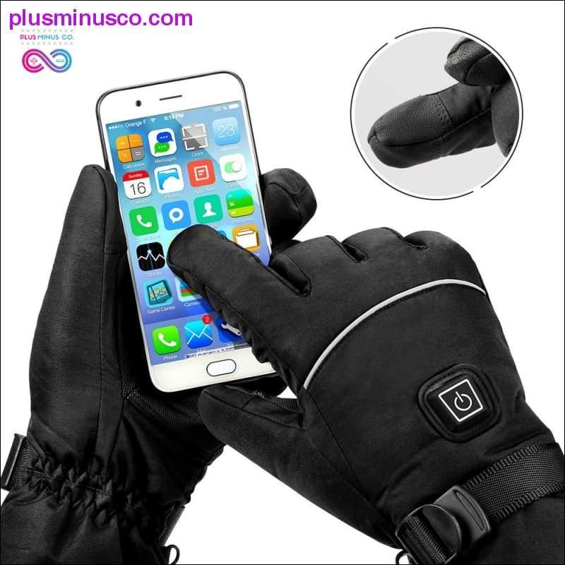 Motorcycle Gloves Waterproof Heated Guantes Moto Touch - plusminusco.com