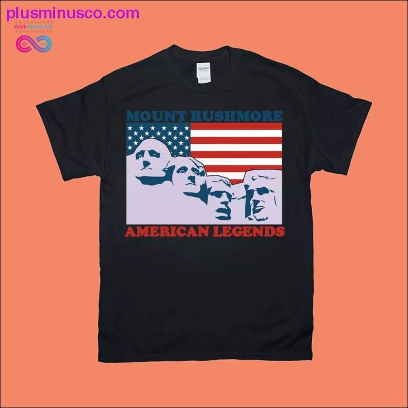 Mount Rushmore American Legends | American Flag T-Shirts - plusminusco.com