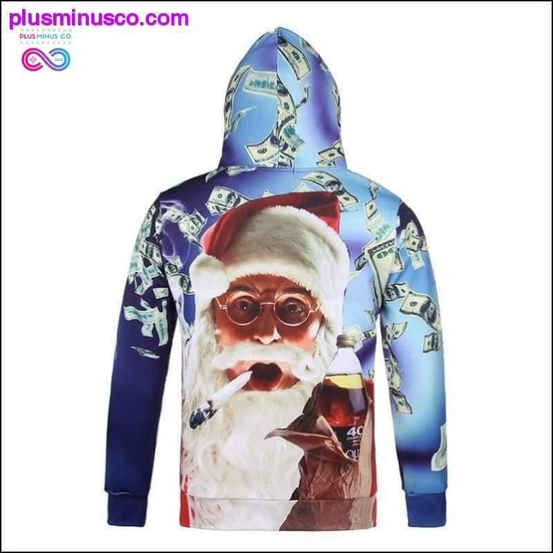 Mr.1991INC New Fashion Hooded christmas 3d Hoodies Men/Women - plusminusco.com