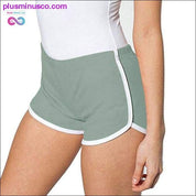Multi-colors Patchwork Fitness Casual Straight Wild Shorts - plusminusco.com