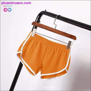 Multi-colors Patchwork Fitness Casual Straight Wild Shorts - plusminusco.com