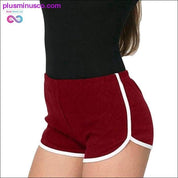 Multi-colors Patchwork Fitness Casual Straight Wild Shorts - plusminusco.com
