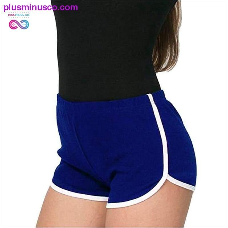 Multi-colors Patchwork Fitness Casual Straight Wild Shorts - plusminusco.com