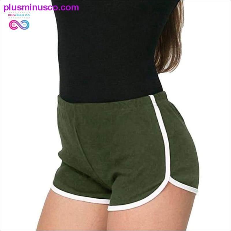 Multi-colors Patchwork Fitness Casual Straight Wild Shorts - plusminusco.com