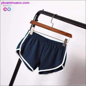 Multi-colors Patchwork Fitness Casual Straight Wild Shorts - plusminusco.com