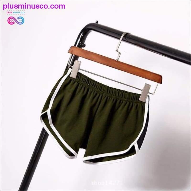 Multi-colors Patchwork Fitness Casual Straight Wild Shorts - plusminusco.com