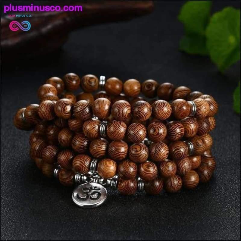 Multi-layer 108 Prayer Beads Bracelet Charm Meditation Yoga - plusminusco.com