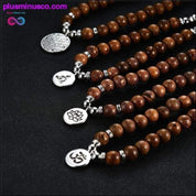 Multi-lags 108 Prayer Beads Armbånd Charm Meditation Yoga - plusminusco.com