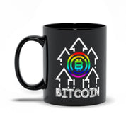 Tasses noires Bitcoin multicolores - plusminusco.com