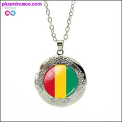 Ожерелье-медальон с национальным флагом Греции, Франции, Финляндии, - plusminusco.com