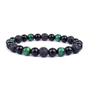 Natural Black Obsidian Hematite Tiger Eye Beads Bracelets Men for Magnetic Health Protection Women Jewelry Pulsera Hombre - plusminusco.com