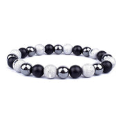 Natural Black Obsidian Hematite Tiger Eye Beads Bracelets Men for Magnetic Health Protection Women Jewelry Pulsera Hombre - plusminusco.com