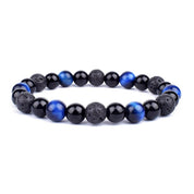 Natural Black Obsidian Hematite Tiger Eye Beads Bracelets Men for Magnetic Health Protection Women Jewelry Pulsera Hombre - plusminusco.com