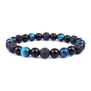 Natural Black Obsidian Hematite Tiger Eye Beads Bracelets Men for Magnetic Health Protection Women Jewelry Pulsera Hombre - plusminusco.com