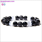 Natural Tiger Eye Hematite Men Bracelets Set Magnetic Health - plusminusco.com