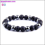 Natural Tiger Eye Hematite Men Bracelets Set Magnetic Health - plusminusco.com