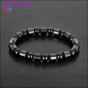 Natural Tiger Eye Hematite Men Bracelets Set Magnetic Health - plusminusco.com