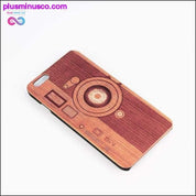 Natural Wood iPhone-deksel for 5, 5s, SE, 6, 6s, 6plus, 6splus - plusminusco.com